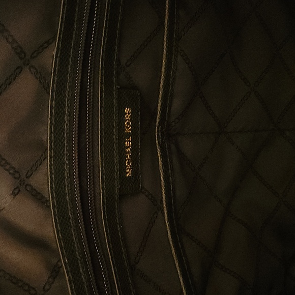 Michael Kors Black and Gold Tote - Picture 3 of 7